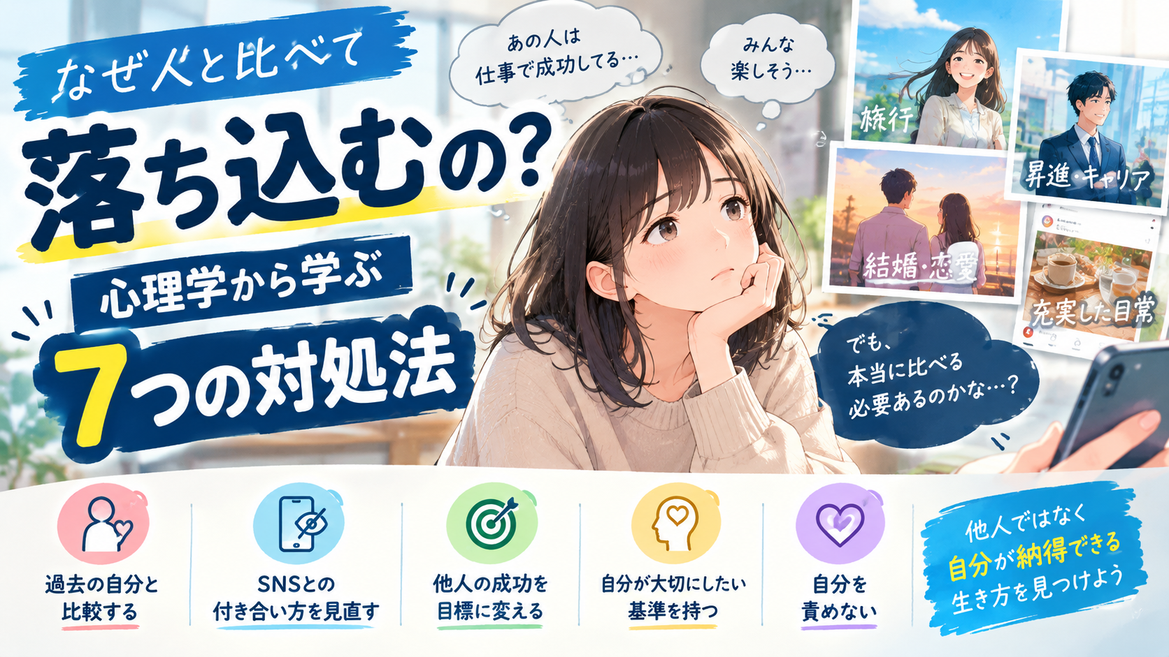 なぜ人と比べて落ち込むのか？